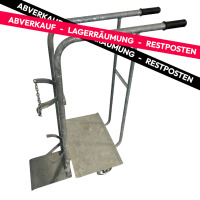 Restposten | Maschinenwagen, verzinkte Ausführung, passend für alle tragbaren MERKLE-Anlagen inkl. Flaschenhalterung | GEBRAUCHT