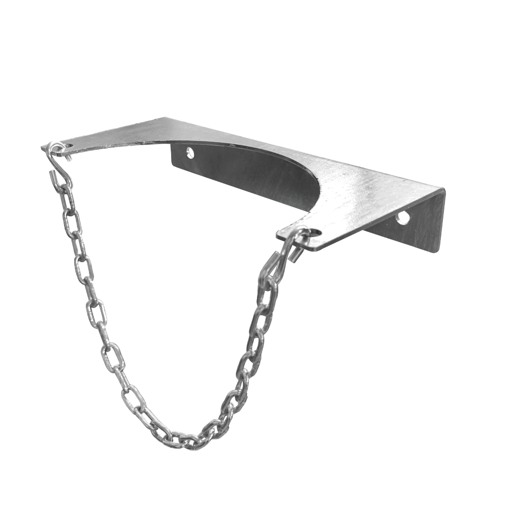 Wandhalterung Für 2 X 33 Kg Propan-Gasflaschen – Mit Sicherungskette, Verzinkt, Für Flaschen-Durchmesser 320 Mm