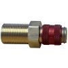 Schnellkupplung für Wasserrücklauf, rot, 3/8"-Außengewinde, rechts