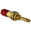 Wasserrücklauf-Schnellkupplung maschinenseitig, 3-teilig, Anschluss 6 mm Tülle, NW 5,0 - rot