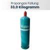 Pfand / Nachfüllung für 33,0 Kg | Merkle Propanflasche | Propangas