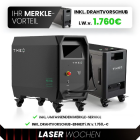Handgeführtes-Laserschweißgerät Typ THEO-MA1-45 inkl. GRATIS Drahtvorschub | 1200 W | Wobble-Technologie | 4 mm Einschweißtiefe | Reinigungsfunktion | CE-Zertifiziert ✔