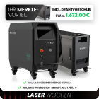 Handgeführtes-Laserschweißgerät Typ THEO-MA1-65 inkl. GRATIS Drahtvorschub | 1500 W | Wobble-Technologie | 6 mm Einschweißtiefe | Reinigungsfunktion | CE-Zertifiziert ✔