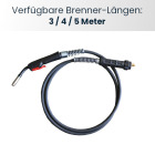 Schweißbrenner ErgoPlus 15 | 3 - 5 Meter lang