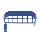 Schutzbügel für Druckminderer, blau = Sauerstoff