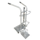 Maschinenwagen, verzinkte Ausführung, passend für alle tragbaren MERKLE-Anlagen inkl. 50 l Flaschenhalterung