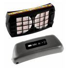 Gasfilter-Aufrüstaufsatz für Speedglas Adflo-System inkl. A1B1E1-Filter und Li-Ion-Hochleistungsakku| Hersteller-Nr. 837301