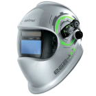 optrel Schweißhelm e684x1 | Ultra-HD Qualität der Klassen 1/1/1/1, Silber, Hellstufe 4 DIN, Schutzstufe 5 - 13 DIN