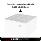 Dach für Laserschweißzelle Siegmund, 2.400 x 2.400 mm