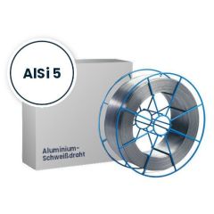 Aluminium-Schweißdraht AlSi 5, 1,0 mm ø, D-200-Spule, 2 Kg