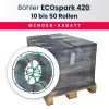 Schutzgas-Schweißdraht Böhler ECOspark 420, G3Si1 (= SG 2) | 0,8 bis 1,2 mm Ø | lagengespult, 16-Kg/18-Kg-BS-300-Spule | Palette mit 10 bis 50 Rollen