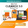 Reuter Cleanox 3.0 Komplettset | AC/DC‐Gerät für Reinigen, Polieren & Signieren | 1.250 VA | 80 A Dauerstrom | inkl. XL‑Performance‑Pinsel & Zubehör