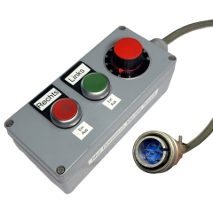 RESTPOSTEN | Handfernregler 4,5 m für Merkle Drehtisch Touch‑Serie | Doppel‑Magnetfuß | Doppel‑Druckknöpfe & Drehregler | präzise Geschwindigkeitssteuerung | Industriestandard