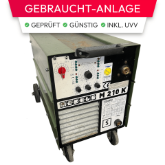 Merkle M 210 K | MIG/MAG-Schweißanlage | Kompaktgerät | bis 210 A | 230 V | 2-Rollen-Drahtvorschub