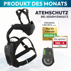 PRODUKT DES MONATS | Optrel swiss air Gebläse-Atemschutzsystem für maximale Sicherheit und Komfort | Basissystem