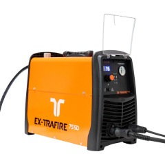 Thermacut EX-TRAFIRE 75SD | Leistungsstarker Plasmaschneider mit Pilotlichtbogen | 30 mm Schnittkapazität | 400 V | Profi-Gerät mit Digitalanzeige | Hersteller-Nr. EX-4-010-041