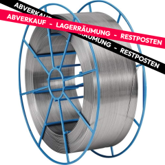 RESTPOSTEN | ER 308 Si Schweißdraht hochlegiert | Wst. 1.4316 | Ø 0,8 mm & 1,0 mm | Für V2A Edelstahl | BS-300 Spule | Glänzendes Nahtbild & ruhiger Lichtbogen