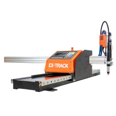 Thermacut EX-TRACK CNC-Brennschneidsystem | 1.000 × 2.000 mm Schneidbereich | 230 V | Präzise Plasmaschnitte auf Knopfdruck | Vollautomatisch und Kompakt