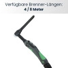 WIG-Schweißbrenner Typ SR 17 / WHL 17 passend für MERKLE-WIG-Schweißanlagen | Einzelanschluss | 4 bis 8 Meter-Schlauchpaket