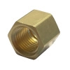 Überwurfmutter aus Messing 3/8", rechts, 10,2 mm ø, passend für Schlauchtülle 9 mm Ø, G 3/8"