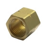 Überwurfmutter aus Messing 3/8", links, 10,2 mm ø, passend für Schlauchtülle 9 mm Ø, G 3/8"