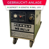 Merkle ME 162 LK | MIG/MAG-Schwei&szlig;anlage | kompakte Trafo-Technik | stufenweise Stromwahl | bis 160 A | fahrbares Werkstattgerät