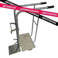 Restposten | Maschinenwagen, verzinkte Ausf&uuml;hrung, passend f&uuml;r alle tragbaren MERKLE-Anlagen inkl. Flaschenhalterung | GEBRAUCHT