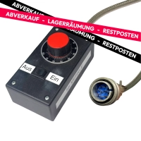 RESTPOSTEN | Handfernregler 3,5 m f&uuml;r Merkle Drehtische und der Drehtisch touch‑Serie | Drehregler & Kippschalter | pr&auml;zise Regelung der Drehgeschwindigkeit | ergonomisch & robust