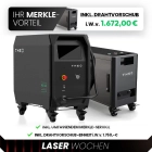 Handgeführtes-Laserschweißgerät Typ THEO-MA1-65 inkl. GRATIS Drahtvorschub | 1500 W | Wobble-Technologie | 6 mm Einschweißtiefe | Reinigungsfunktion | CE-Zertifiziert ✔
