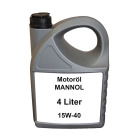 Motoröl 15W-40, MANNOL, 4 Liter geeignet für Stromgeneratoren Typ K 4000, K 10000, ATG 3SP, ATG 6SP, ATG 8TP