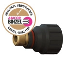 Brennerkappe Original Binzel ABITIG GRIP 17/18/26/220, kurz, mit rotem O-Ring | Hersteller-Nr. 712.1053