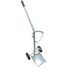 Stahlflaschenwagen 1 x 50 Ltr., verzinkte Ausführung, Vollgummiräder