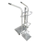 Maschinenwagen, verzinkte Ausführung, passend für alle tragbaren MERKLE-Anlagen inkl. 50 l Flaschenhalterung