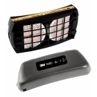 Gasfilter-Aufrüstaufsatz für Speedglas Adflo-System inkl. A1B1E1-Filter und Li-Ion-Hochleistungsakku| Hersteller-Nr. 837301