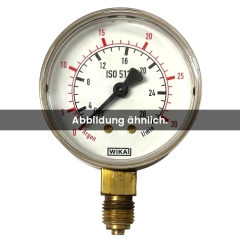 Einzelmanometer 63 mm Ø | Wasserstoff | Arbeitsdruck 0-10/16 bar