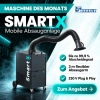 MERKLE Smart X mobile Schweißrauch-Abzuganlage | Patronenfilter | Abscheidegrad bis 99,9 % | 3 m Absaugarm | 230 V