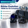PRODUKT DES MONATS | Böhler Evolution V80M Air Kit Complete | Automatik-Schweißhelm mit Frischluftsystem Evolution Air | DIN 2.5/4-8/9-14 | 80 x 124 mm Sichtfeld | Tasche