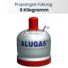 Pfand / Nachfüllung für 6 Kg | Alu-Propanflasche | Propangas