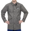 Weldas Arc Knight Schweißerjacke | Größe XL | 86 cm Länge | FL‑Cotton (520 g/m² flammenresistente Baumwolle) | robuste Schutzjacke für schwere Schweißarbeiten