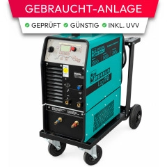 Merkle LogiTIG 300 AC/DC | WIG-Inverter-Schweißanlage | 300 A | AC/DC für Aluminium, Stahl & Edelstahl | WIG-Pulsfunktion | wassergekühlt