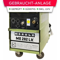 Merkle ME 282 LK | MIG/MAG-Schweißanlage | 280 A | 3 × 400 V | 7 Schaltstufen | 2-Rollen-Drahtvorschub | fahrbare Kompaktanlage