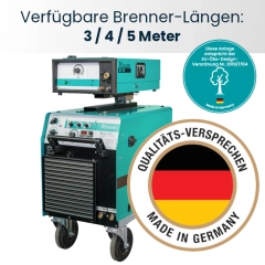 MIG/MAG-Schweißanlage Merkle OptiMIG eco 450 DW | stufengeschaltet | 2- & 4-Rollen-Antrieb | robust & werkstatttauglich | Industriequalität
