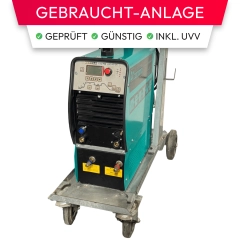 Merkle LogiTIG 240 AC/DC | WIG-Inverter-Schweißanlage | AC/DC TIG & MMA | 240 A | wassergekühlt & fahrbar | HF-Zündung & Puls