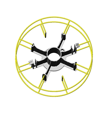 Korbspulenträger Typ ME-3 – Produktbild