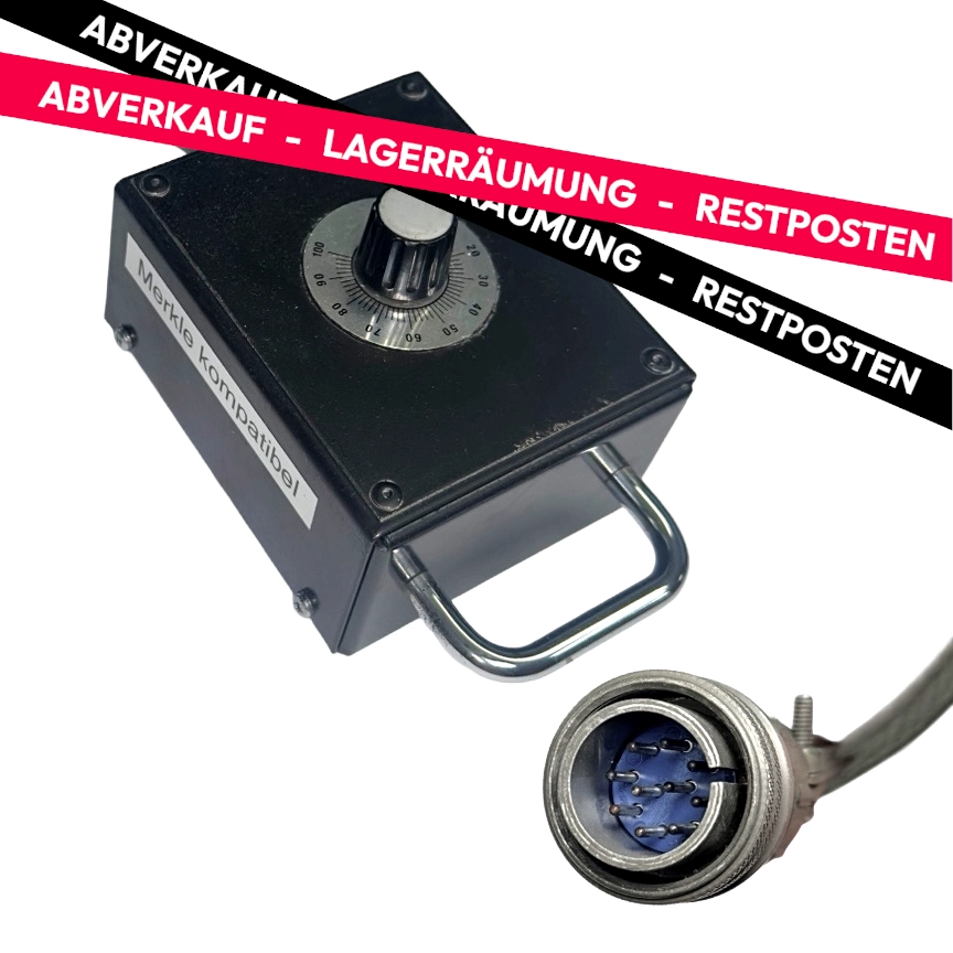 RESTPOSTEN | Handfernregler 8 m | passend für Merkle Drehtische | Magnetfuß für flexible Positionierung | präzise Geschwindigkeitsregelung