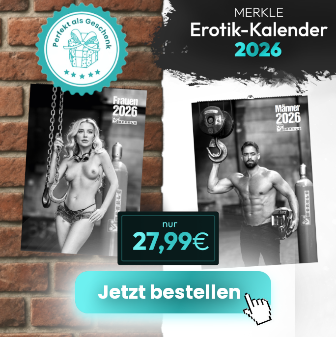 Erotik-Kalender 2026 von Merkle -DIN A2 und bürotauglich - Grafik für Mobilgeräte